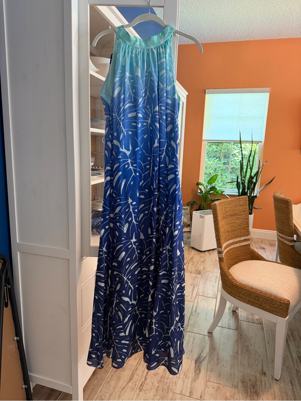 Vineyard Vines Ombre Monstera Maxi Dress 14